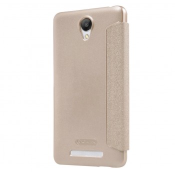 Redmi Note 2 dėklas auksinės spalvos "Nillkin" Sparkle serijos